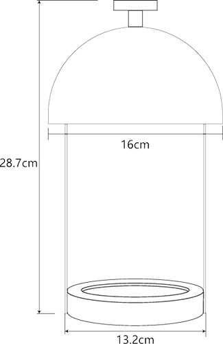 Constellation Design Moderne elektrische kaarsenwarmer Lampformaat